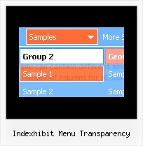 Indexhibit Menu Transparency Samples Javascript Layers Menu