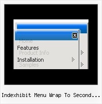 Indexhibit Menu Wrap To Second Column How To Make A Menu Bar On Html
