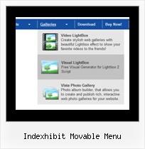 Indexhibit Movable Menu Animated Navigation Bar Generator