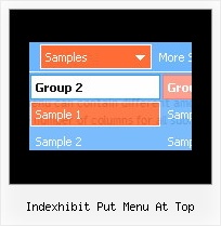 Indexhibit Put Menu At Top Drop Down Menu On Mouse Over