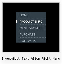 Indexhibit Text Align Right Menu Drop Down Menus Using