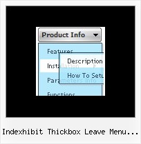 Indexhibit Thickbox Leave Menu Visible Javascript Drop Down Menus Examples
