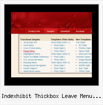 Indexhibit Thickbox Leave Menu Visible Javascript Floating Menu Transparent