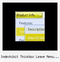Indexhibit Thickbox Leave Menu Visible Menu Deroulant Dans