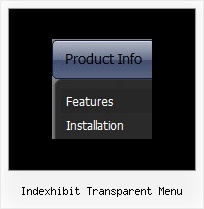 Indexhibit Transparent Menu Menu Script Horizontal