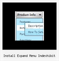 Install Expand Menu Indexhibit Javascript Animated Interface