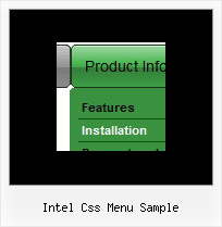 Intel Css Menu Sample Javascript Menu Tree Scrolling