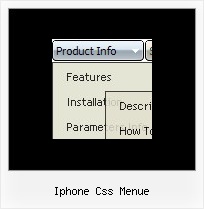 Iphone Css Menue Javascript Navigation Menu Tutorial