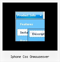 Iphone Css Onmouseover Horizontal Navigation Scripts