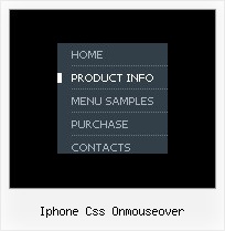 Iphone Css Onmouseover Menu Script Over Frame