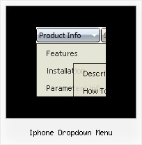 Iphone Dropdown Menu Javascript Pull Down Navigation