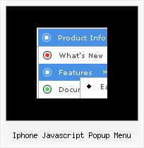 Iphone Javascript Popup Menu Css Drop Down Web Menu