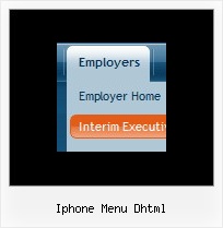 Iphone Menu Dhtml Web Interface Software Cross Browser
