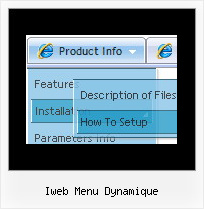 Iweb Menu Dynamique Menu Pour Le Web