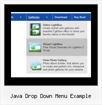 Java Drop Down Menu Example Horizontal Navigation Scripts