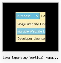 Java Expanding Vertical Menu Tutorial Jump Menu Html Example