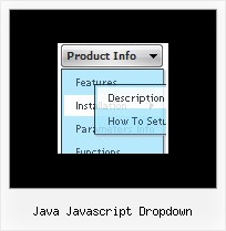Java Javascript Dropdown Menu With Icons In Java