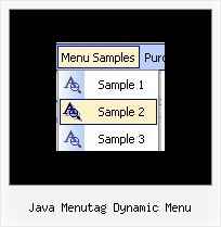 Java Menutag Dynamic Menu Fireworks Vertical Menu