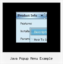 Java Popup Menu Example Dhtml Rollover Pulldown