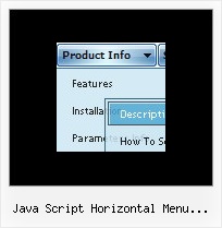 Java Script Horizontal Menu Buttons Dynamic Drop Down Menu In Frames