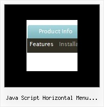 Java Script Horizontal Menu Buttons Dhtml Tabbed Menu