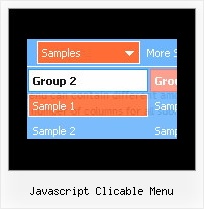 Javascript Clicable Menu Drop Down Menu In Javascript