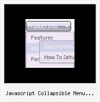 Javascript Collapsible Menu Unordered List Menu Collapse Javascript