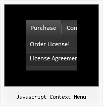 Javascript Context Menu Vertical Menu Collapsible