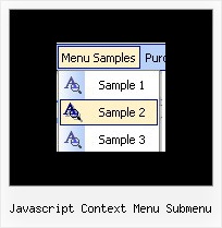 Javascript Context Menu Submenu Dropdown Menu In Java