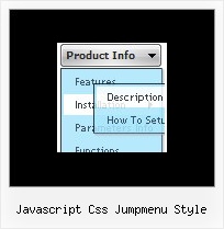 Javascript Css Jumpmenu Style Side Bar Menus