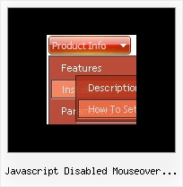Javascript Disabled Mouseover Dropdown Menu Dhtml Menu Examples Frames
