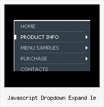 Javascript Dropdown Expand Ie List Menu Javascript Code