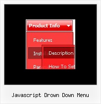 Javascript Drown Down Menu Javascript Collapse