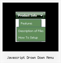 Javascript Drown Down Menu Dhtml List Drag And Drop