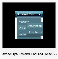 Javascript Expand And Collapse Menu Creating Drop Down Menus In Html