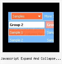 Javascript Expand And Collapse Menu Java Menu Script