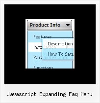 Javascript Expanding Faq Menu Javascripts Menu Css