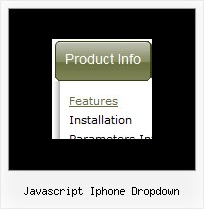 Javascript Iphone Dropdown Html Menu Code Simple