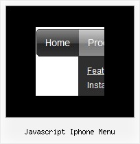 Javascript Iphone Menu Flyout Menu Example