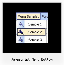 Javascript Menu Bottom Menu Java Submenu