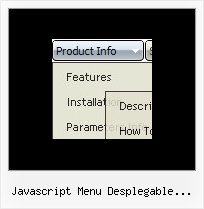 Javascript Menu Desplegable Vertical Menu Java Script Example