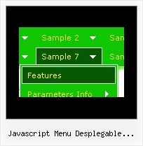 Javascript Menu Desplegable Vertical Roll Down Menu