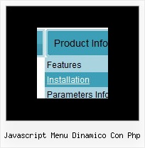 Javascript Menu Dinamico Con Php Menu Dinamici Javascript