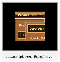 Javascript Menu Examples Collapsible Horizontal Java Drop Down Menus