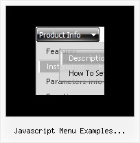 Javascript Menu Examples Collapsible Horizontal Dropdown Menu Cross Frame Javascript