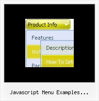 Javascript Menu Examples Collapsible Horizontal Drop Down Menu Css