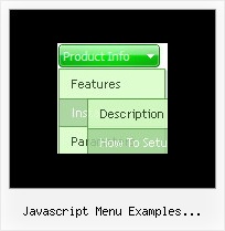 Javascript Menu Examples Collapsible Horizontal Example For Menus In Javascript