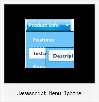 Javascript Menu Iphone Menu Vertical Simple