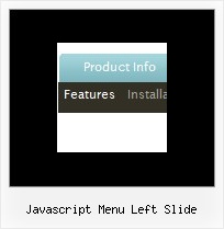 Javascript Menu Left Slide Javascript Hover Fade