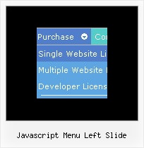 Javascript Menu Left Slide Menu Javascript Slide